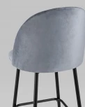 Стул барный Stool Group Марсель велюр серый УТ000025278