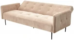 Диван-кровать МОНАКО бежевый #5, велюр, трехместный, прямой, клик-кляк M-City 461MC04860