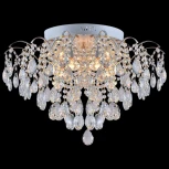 Потолочная люстра хрустальная Reluce 04039-0.3-07 WH+GOLD PN (220V)