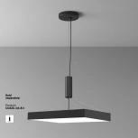 Потолочный светильник Maytoni Zon C032CL-90W4K-SQ-B (LED, 220V)