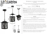 Подвесной уличный светильник LD-Lighting LD-JP LD-JP02 (220V, на цепи, IP44)