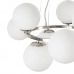 Подвесная люстра MyFar Aerton MR1946-9P (220V, на тросе, шарики, молекулы)