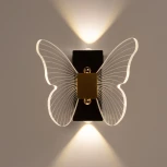 Настенный светильник светодиодный с бабочками De City Конти 488024801 (220V, бабочки)