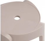 Табурет Woodville Bovel (Пластик, Бежевый) 15686