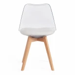 Стул TULIP (mod. 73) желтый (дерево/пластик/ПУ)