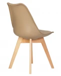 Стул обеденный JERRY SOFT (ножки светлый бук, цвет сиденья бежевый (GR-03))