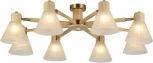 Потолочная люстра на штанге Arte Lamp A4096PL-8BR Meleph