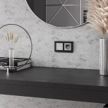 Умный cенсорный выключатель одноклавишный (серебряный) Werkel W4510606 (a048323)