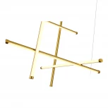 Подвесной светильник ST Luce Retico SL6207.203.70 Матовое золото LED 1*70W 3000K