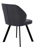 Стул DikLine 232 поворотный B28 ANTRACITE, ножки черные