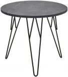 Журнальный столик ОСТИН Мрамор темно-серый / черный каркас M-City 461MC05058