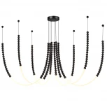 Подвесной светильник Odeon Light Monella 7149/70L черный/акрил/металл IP20 LED 70W 4300Лм 3500K 300° 220V