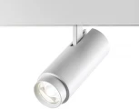 Трековый светильник для низков. шинопровода с переключ. цветовой температуры и мощности Novotech Flum 359206 SHINO белый IP20 LED 3000К\4000К\6000К 5W/9W/13W 48V (круглые)