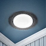 Встраиваемый точечный светильник ЭРА KL 76 AL/BK /1 (220V, круглые)