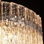 Подвесная люстра Loft It Nevada 10297/800 Nickel (220V, хрусталь, на цепи, круглые)