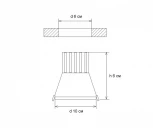 Встраиваемый точечный светильник Kink Light Точка 2151