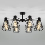 Потолочная люстра Eurosvet Trappola 70107/8 черный (220V)