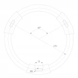 Накладной точечный светильник круглый Arlight 034825 (LED, 220V, круглые, IP40)