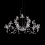 Подвесная большая люстра Lightstar Diafano 758214 (220V, на тросе)