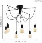 Подвесная люстра Eglo Musara 98679