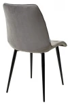 Стул CHIC-Q светло-серый #26, велюр / черный каркас 4 шт/ 1 к