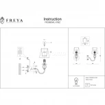 Бра Freya Inessa FR2685WL-01BZ (220V)