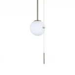 Потолочная люстра на штанге Loft IT Signal 10029PS Gold (220V, выключатель, шар)