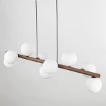 Подвесной светильник TK Lighting Estera Wood 10273 (220V, на проводе, шарики)