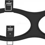 Рамка для двух встраиваемых светильников Lightstar Intero, овал, черный