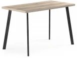 Стол Notta Тринити Лофт 120 25 мм дуб делано светлый / черный матовый 489615