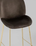 Стул барный Stool Group Beetle со спинкой коричневый УТ000025456