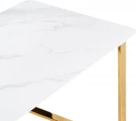 Керамический стол Селена 180 (Селена 2 180х90х77 белый мрамор / золото) Notta арт.572189
