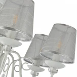 Подвесная люстра Arte Milano AM347620 347620/6 WT+SL (220V, подвески, на цепи)