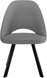 Стул DikLine 228 поворотный, Z28 серый, ножки черные