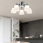 Потолочная люстра на штанге Arte Milano Napoli 325119/5 CR+BK (220V)