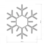 Световая фигура Ardecoled ARD-SNOWFLAKE 025308 (220V, снежинки, IP65)