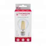Лампочка светодиодная филаментная прозрачная груша E27 13W Thomson A60 TH-B2369