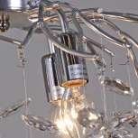 Подвесная люстра хрустальная Reluce 08180-0.4-10 CR (220V, на тросе)