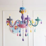 Подвесная люстра Rainbow D73 ImperiumLoft Rnb_01 (196805-26) (для детской, 220V, подвески, на цепи, подсвечник, свеча)