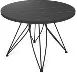 Столик журнальный SHT-S113/ЛДСП 60 черный муар/камень пьетра гриджио Sheffilton 6340407401