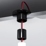 Встраиваемое крепление для круглого гибкого неона черный Elektrostandard Full light FL 2860