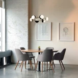 Подвесной светильник Eurosvet Moity 70150/6 черный/латунь (220V, на тросе)