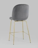 Стул полубарный Stool Group Beetle со спинкой серый УТ000006594