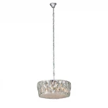Подвесная люстра Vitaluce V5350-9/8 (220V, хрусталь, на цепи, круглые)