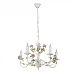 Подвесная люстра Vitaluce V1184/5 (220V, на цепи, свеча, цветы, листья)
