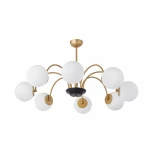 Потолочная люстра на штанге Arte Milano Napoli 312066/D940/8 BS/BK (220V, шарики)