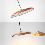Подвесной светильник Nordlux Artist Pendant D40 Copper ImperiumLoft Plate01 (189854-26) (LED, 220V, на проводе, круглые)