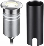 Встраиваемый грунтовый светильник Odeon Light Ingro 6660/1GL NATURE черный/металл IP67 LED 3W 4000K 12V/24V