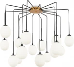 Подвесной светильник Maytoni Branch MOD176PL-16G (220V, на проводе, шарики, паук)