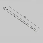 Трековый светильник Downlight 12W 48V Maytoni Points C101CL-L500-12W3-6K-BS (LED)